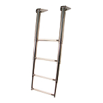 Forniture nautiche italiane 3030317 3 Шаги Телескопический Нержавеющая сталь Сталь Лестница Серебристый Silver