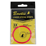 Baetis BALE123X Nymph 3.65 M Конический Лидер Розовый Pink 3 