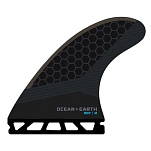 Ocean & earth bh23s-black-m плавник 0e1 whip thruster single tab 30x40x15