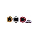 Abu garcia 1621290 Глаза Beast Screw-In 12 Единицы  Red / Yellow / Silver