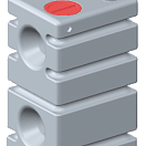 Vertical rigid modular tank drinkable water 236 l, 52.194.91
