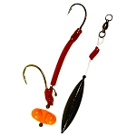 Wizard 79335-801 связанный крючок Monster River Upose Pro Specimen Black / Green 6/0-8/0