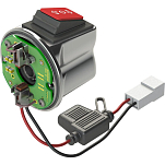 MARCO R6400107 R-KIT Держатель щетки с переключателем ON-OFF-ON для двигателя ø62 мм