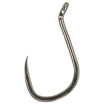 Gamakatsu 185171-01000-00000-00 Powercarp Hair Rigger Одноглазый Крючок Без Бородки Серый NS Black 10 