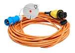 Кабель подключения к береговому питанию CEE «папа» — «мама» MP16 / 1,5 мм² / оранжевый / с индикатором включения / С индикатором включения: Нет