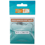 ZunZun 020301 Sardine Nylon Связанные Крючки Бесцветный Transparent 2 