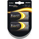 7h dayron 57697 Щелочная батарея Lr20 Dayron Упаковка 2 1.5V Multicolor