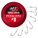 Купить Magic trout 4725103 Trout Связанные Крючки 200 см Бесцветный Silver 8  7ft.ru в интернет магазине Семь Футов