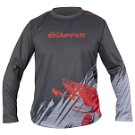 Korum Z0750005 Футболка с длинным рукавом Snapper Squad Серый 3XL