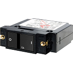 Blue sea systems 7403-BSS Однополюсный плоский выключатель-качалка A Series 15A Black