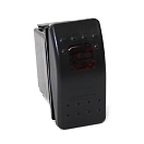 Купить Переключатель трехпозиционный Skipper (ON)-OFF-ON 12В 20А, 4 контакта, с подсветкой OEM: SK-A11624FR в интернет магазине Семь Футов