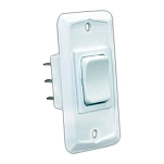 Jr products 342-12835 Выключатель HD On/Off/Mom On Серебристый White