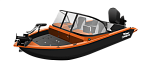 Алюминиевая лодка, Триера 460 FISH, серый TR460FISH_GREY
