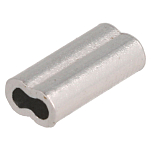 Sea monsters SMTAD8C Алюминиевая двойная трубка 8 Заклепки Серебристый Silver 3.0 x 6.2 x 17 mm 
