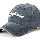 SVB Бейсбольная кепка CAPTAIN с 3D-вышивкой / деним синий