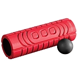 Gymstick 61136 массажный ролик Travel Roller with Myofascia Ball Red 10x10x30 10x30x10 cm