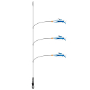Купить SPRO 004740-00470-00000-00 Salt Рыболовное Перо Серебристый Blue White 2/0 7ft.ru в интернет магазине Семь Футов