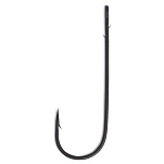 Mustad 32813NP-BM-10-U10 Aberdeen Крючки С Одним Глазком Серебристый Black Matte 10