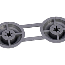 SERVO CLEAT 802 Ответная пластина для сервошипов 22, 33 и 44