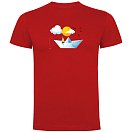 Купить Kruskis CA65500360K199 Футболка с коротким рукавом Paper Boat Красный Red L 7ft.ru в интернет магазине Семь Футов