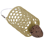 Mikado AMKZ-13-60 Distance Quick Change 25x32 mm Кормушка фидерная прикормочная  Dark Olive 60 g