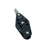 Barton marine 7805430 750kg 12 mm Поворотный шкив скрипки Серебристый Black 185 mm