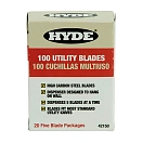 Купить Hyde 292-42150 Лезвие резака Utility 100 Единицы Бесцветный Grey 7ft.ru в интернет магазине Семь Футов