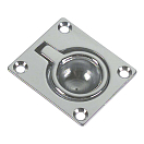 Купить Foresti & suardi 5050163 Ручка из хромированной латуни Silver 63 x 48 mm  7ft.ru в интернет магазине Семь Футов