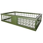 Eurohunt 560930 Покрытый задний багажник 89x58.5x20cm Green 89x58.5x20 cm Hunt