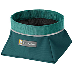 Ruffwear 20503-417S Quencher Упаковываемая миска для собак Зеленый Tumalo Teal S