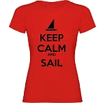 Kruskis 11502145ms090 Футболка с коротким рукавом Keep Calm And Sail Red 30x25x2