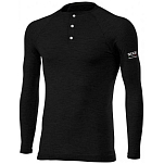 Sixs SERM-SMWO-NE Базовый слой с длинным рукавом Serafino Merinos Черный Wool Black S-M