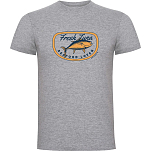 Kruskis CA65500158C074 Футболка с коротким рукавом Fresh Tuna Серый Heather Grey S