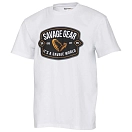 Купить Savage gear 1642662 Футболка с коротким рукавом Bade Logo White 10x36x42 7ft.ru в интернет магазине Семь Футов