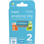 Eneloop BK-4LCCE/2BE Аккумуляторная батарея 550mAh 2 единицы измерения Серебристый Silver