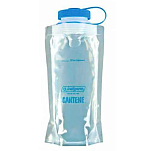 Nalgene 25750032 Cantene Soft Flask 1L Голубой  Grey / Loop-Top Blue