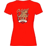 Kruskis 11502145sc070 Футболка с коротким рукавом Seafood Octopus Red 30x25x2