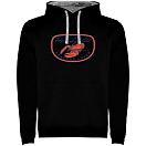 Купить Kruskis SU1067010258C072 Толстовка с капюшоном Fresh Lobster Two-Colour Черный Black / Grey S 7ft.ru в интернет магазине Семь Футов