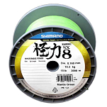 Shimano fishing 59WPLM98S1C Kairiki 8 3000 M Линия Желтый Mantis Green 0.160 mm 