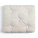 Kapok Single Cushion / светло-серый / тонкие полоски