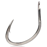 Mustad 10852UN-TS-1-6U Рыболовные крючки для привязывания крючков Ruthless Spade Серебристый Titan Steel 1