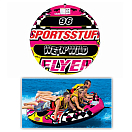 Купить Водный буксируемый баллон четырехместный Sportsstuff Wet-n-Wild Flaer 96 53-1671 2440 мм 7ft.ru в интернет магазине Семь Футов