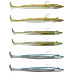 Fiiish CPT1442 Crazy Paddle Tail Двойная комбинированная морская мягкая приманка 120 Mm 15g Многоцветный Khaki