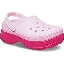 Купить Crocs 211355-6zq-m9w11 Деревянные башмаки Classic Stacked Dragonfruit 35x25x15 EU 42 7ft.ru в интернет магазине Семь Футов