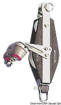 Лонготакельный блок на усиленных шарикоподшипниках с универсальной головкой, стопором и направляющей скобой Viadana Wind Speed 45 мм 370 - 950 кг 10 мм, Osculati 55.080.10