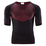 HI-TEC M000145986-M/L Базовый слой с коротким рукавом Hano Черный Black / Dark Red M-L
