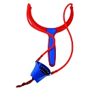 Купить Stonfo 312 Рогатка Twin Colour Красный  Red / Blue 7ft.ru в интернет магазине Семь Футов