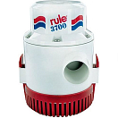 Купить Rule pumps RU14A 3700 GPH 12V Трюмный насос Белая White / Red 108 x 184 mm  7ft.ru в интернет магазине Семь Футов