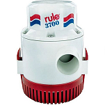 Rule pumps RU14A 3700 GPH 12V Трюмный насос Белая White / Red 108 x 184 mm 