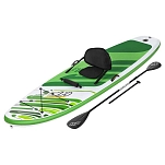 Bestway 65310c Надувной комплект для падлбординга Hydro-Force Freesoul Tech 11´0´´ White / Green 48x96x30 335.3 cm